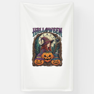 Halloween Hexen Kürbisse Mondphasen_1 Banner
