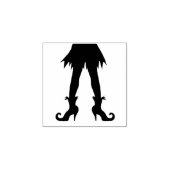 Halloween Hexen Legs Gummistempel (Prägung)
