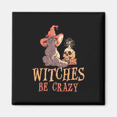 Halloween Hexen Magnet (Vorne)