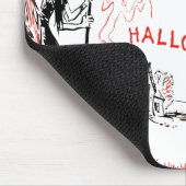 Halloween Hexen-Mauspad Mousepad (Ecke)