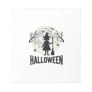 Halloween-Hexen-Mond-Vintage-Stich-Design_1 Notizblock
