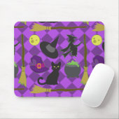 Halloween Hexen Mousepad (Mit Mouse)