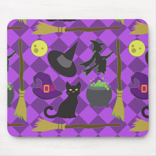 Halloween Hexen Mousepad (Vorne)