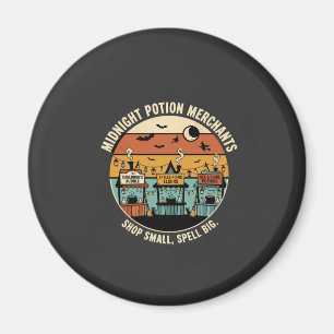 Halloween Hexen Nachtmarkt Magnet