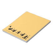 Halloween Hexen Notizblock (Rotiert)