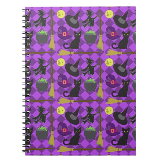 Halloween Hexen Notizblock (Vorderseite)