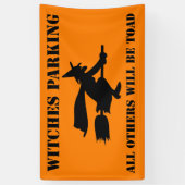 Halloween Hexen Parking Spaß Banner (Vertikal)