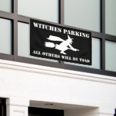 Halloween Hexen Parking Spaß Banner (Äußeres Gebäude)