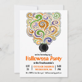 Halloween Hexen Party Einladung I