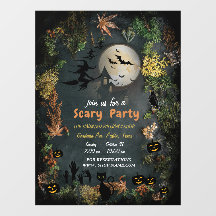 Halloween Hexen Party Nacht Planer Einladung