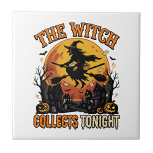 Halloween Hexen Sammlung Humor Fliese