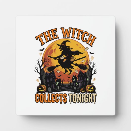 Halloween Hexen Sammlung Humor Fotoplatte (Vorderseite)