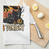 Halloween Hexen Sammlung Humor Geschirrtuch (Viertel Falte)