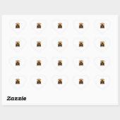 Halloween Hexen Sammlung Humor Herz-Aufkleber (Blatt)