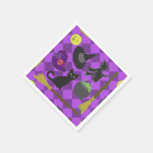 Halloween Hexen Serviette (Ecke)