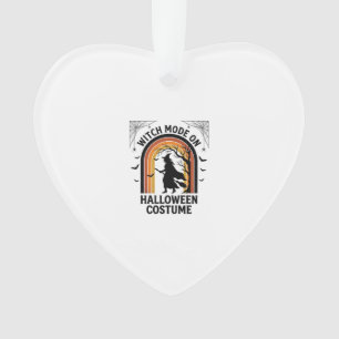 Halloween-Hexen-Shirt Lustiges Kostüm Vintage-Grav Ornament