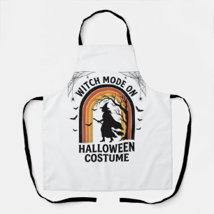 Halloween-Hexen-Shirt Lustiges Kostüm Vintage-Grav Schürze