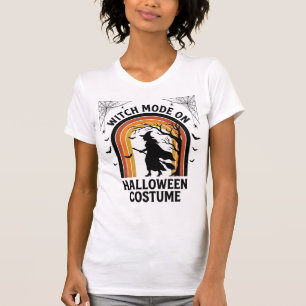 Halloween-Hexen-Shirt Lustiges Kostüm Vintage-Grav T-Shirt