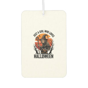 Halloween-Hexen-Shirt Vintage-Gravur-Kostüm-Ar Autolufterfrischer