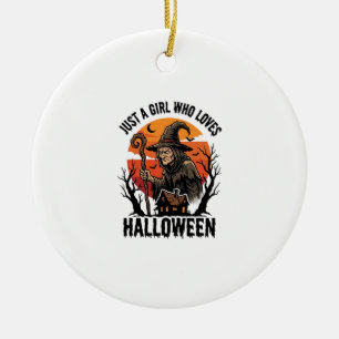 Halloween-Hexen-Shirt Vintage-Gravur-Kostüm-Ar Keramik Ornament
