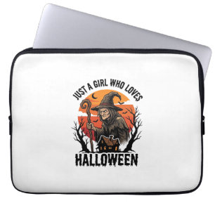 Halloween-Hexen-Shirt Vintage-Gravur-Kostüm-Ar Laptopschutzhülle