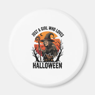 Halloween-Hexen-Shirt Vintage-Gravur-Kostüm-Ar Magnet