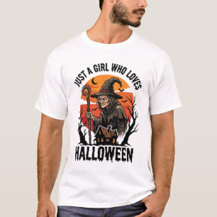 Halloween Hexen-Shirt Vintage Gravur Kostüm Ar T-Shirt