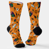 Halloween Hexen Socken (Gewinkelt)