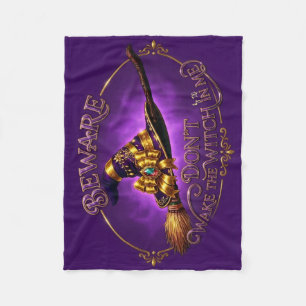 Halloween Hexen Spruch Kuschelige  Fleecedecke