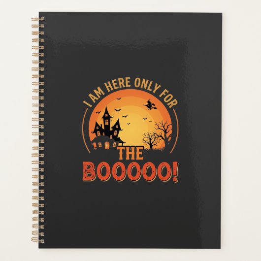 Halloween Hexen Spukhaus Boo Design_1 Planer (Vorderseite)
