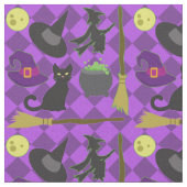 Halloween-Hexen Stoff (Nahaufnahme)