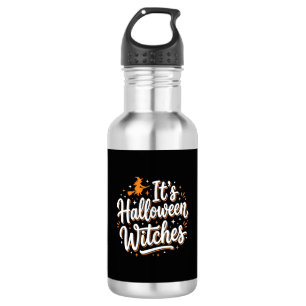 Halloween Hexen Süße Hexe Zitat Design_1 Edelstahlflasche