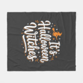 Halloween Hexen Süße Hexe Zitat Design_1 Fleecedecke (Vorderseite (Horizontal))