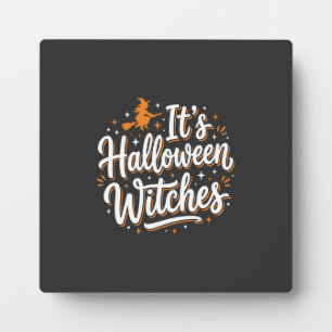 Halloween Hexen Süße Hexe Zitat Design_1 Fotoplatte