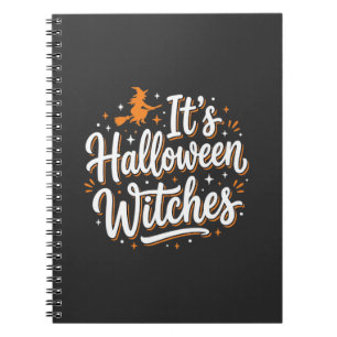 Halloween Hexen Süße Hexe Zitat Design_1 Notizblock