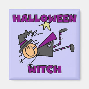 Halloween Hexen T - Shirt und Geschenke Magnet