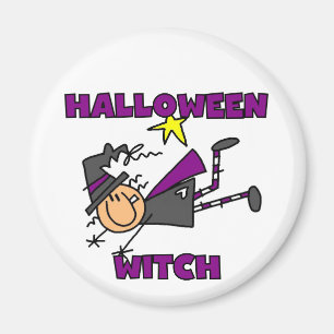 Halloween Hexen T - Shirt und Geschenke Magnet