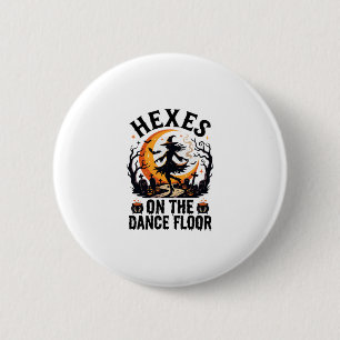 Halloween Hexen Tanz Nacht Button