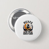Halloween Hexen Tanz Nacht Button (Vorne & Hinten)