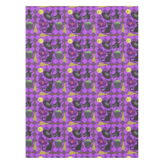 Halloween Hexen Tischdecke (Vorderseite)