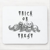 Halloween Hexen Trick oder Treat Mousepad (Vorne)