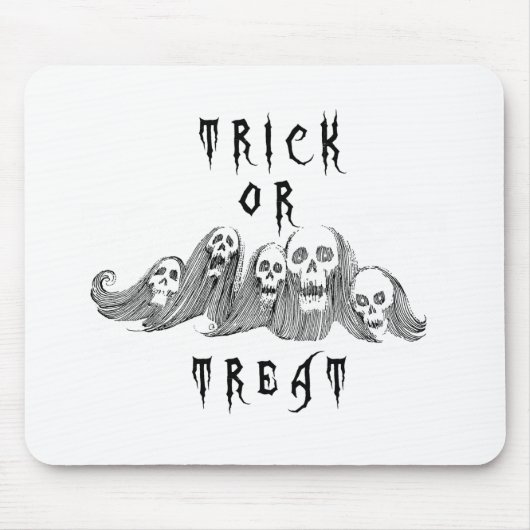 Halloween Hexen Trick oder Treat Mousepad (Vorne)
