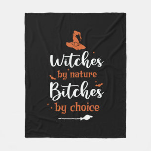 Halloween Hexen von Natur Geburtstag Fleecedecke