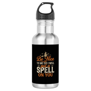 Halloween-Hexen-Zauber-Grafik_1 Edelstahlflasche