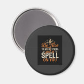 Halloween-Hexen-Zauber-Grafik_1 Magnet (Vorderseite/Rückseite)