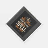 Halloween Hexen-Zauber-Grafik_1 Serviette (Ecke)