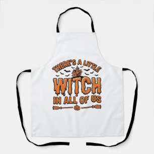 Halloween Hexen Zitat Vintage Vektor Design_1 Schürze