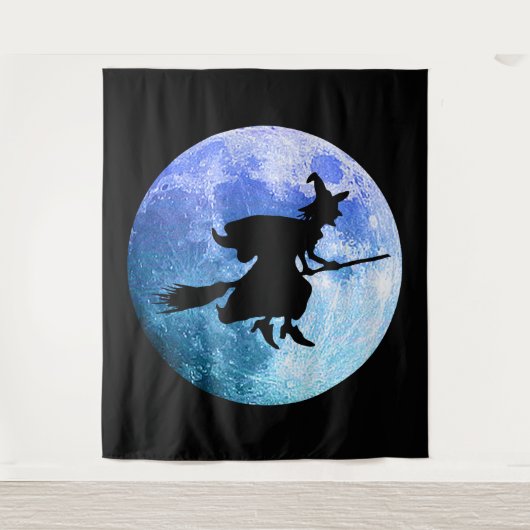 Halloween Hexenband Wandteppich (Vorderseite)