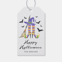 Halloween-Hexenbeine und -Hut