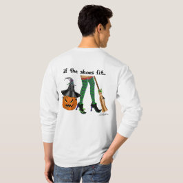 Halloween Hexenbeine und Schuhe, wenn die Schuhe p T-Shirt